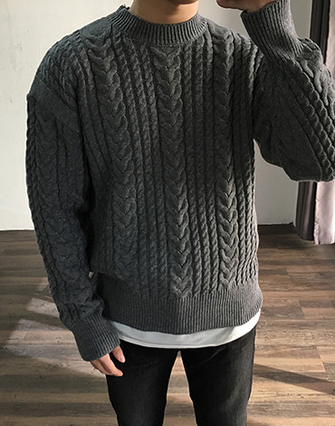 Rome cable knit