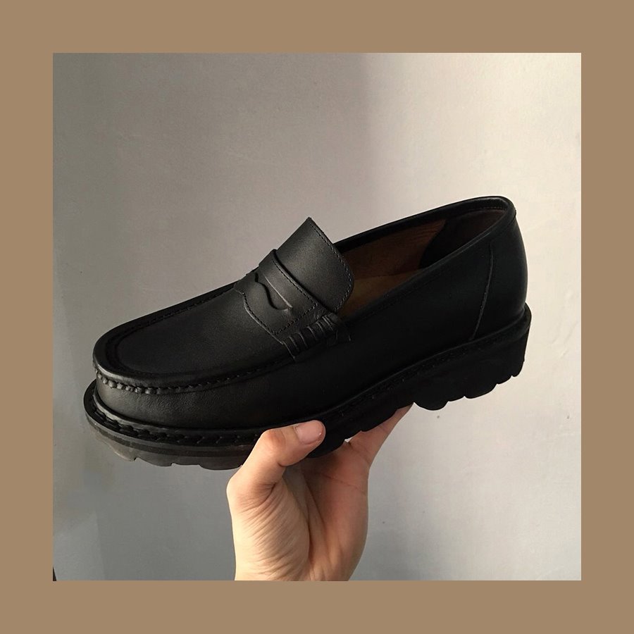 Handmade loafer shoes